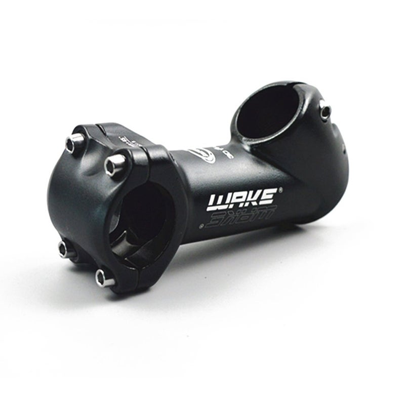 WAKE MTB Stem 45 Degree 31.8 90mm Bike Stem Wake Mountain Bike Stem Short Handlebar Stem Riser for Most Bicycle, Road Bike, MTB, BMX, Fixie Gear, Cycling (Aluminum Alloy, Black) - Image 5